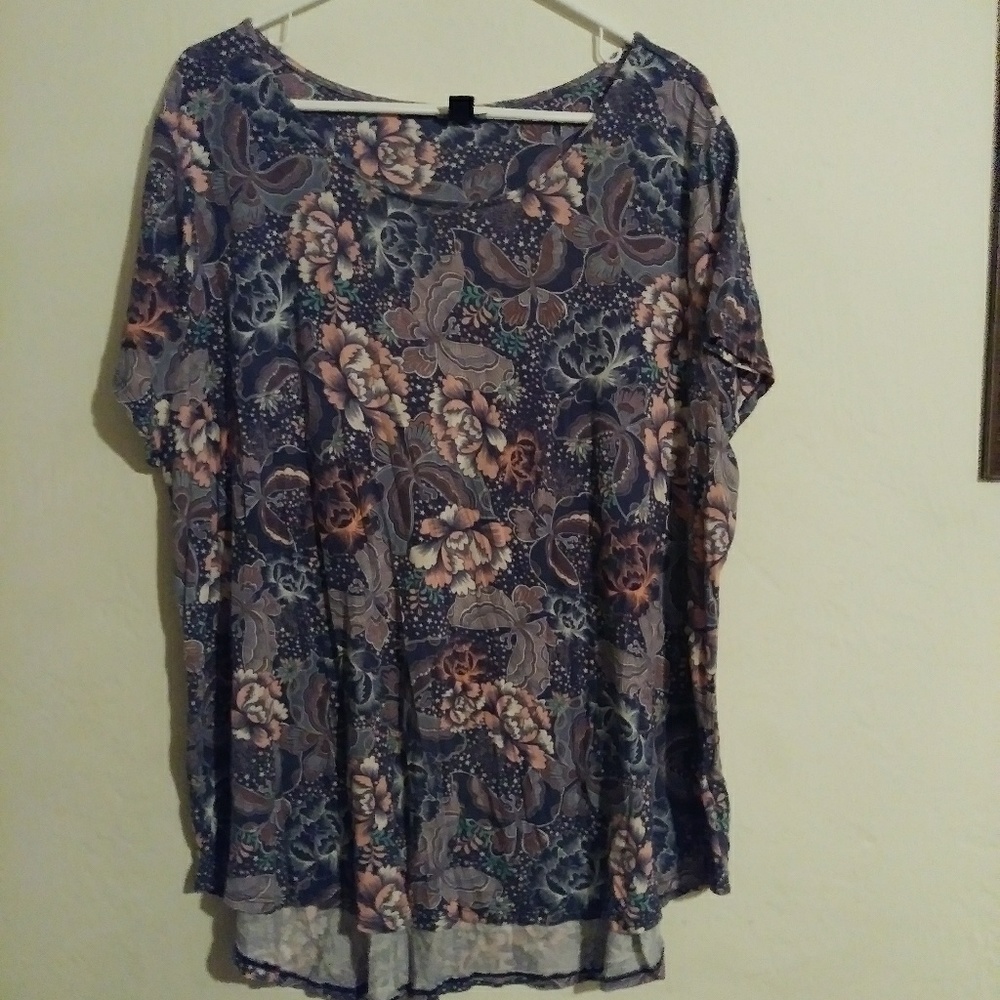 Butterflies and floral top